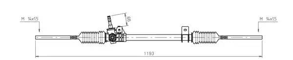 Рулевой механизм DSR616L DELCO REMY