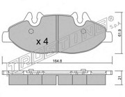 Комплект тормозных колодок, диско 5910 TRUSTING