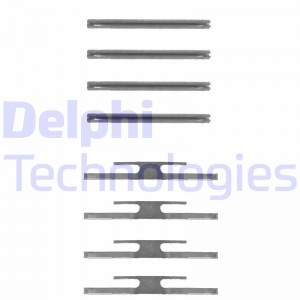 Комплектующие, колодки дискового тормоза LX0184 DELPHI