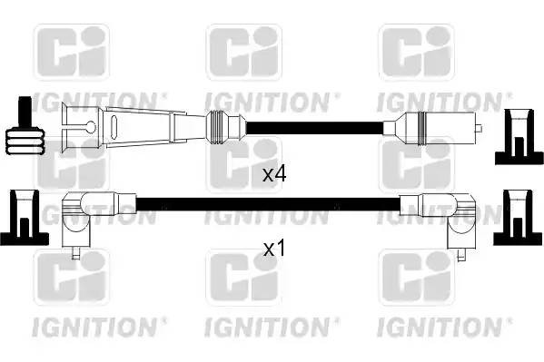 Ккомплект проводов зажигания XC828 QUINTON HAZELL