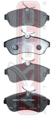 Колодки тормозные дисковые AKD-0206 AKYOTO