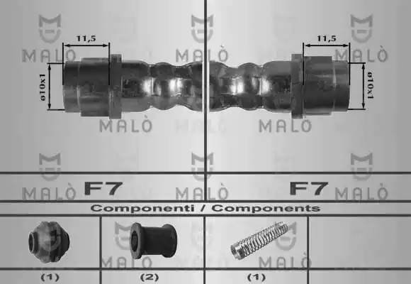 Тормозной шланг 80169 MALO