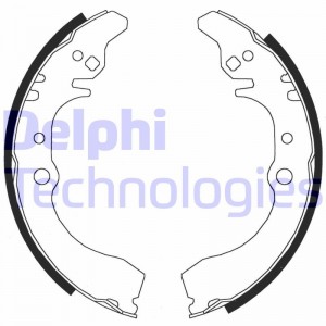 Комплект тормозных колодок LS1823 DELPHI