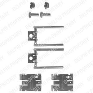 Комплектующие, колодки дискового тормоза LX0021 DELPHI