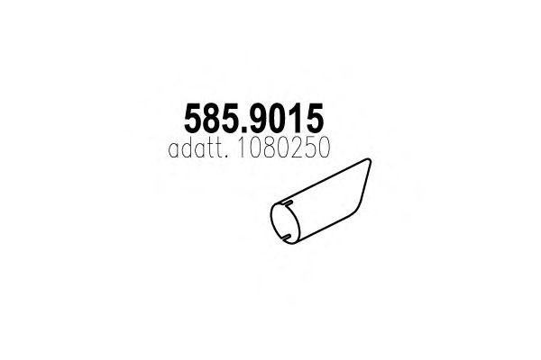 Выпускной трубопровод 5859015 ASSO