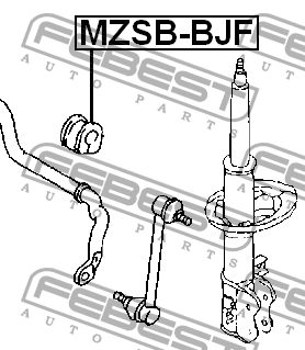 Втулка стабилизатора MZSB-BJF FEBEST
