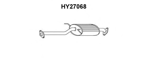 Предглушитель выхлопных газов HY27068 VENEPORTE
