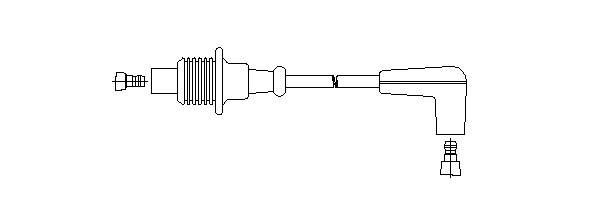 Провод зажигания 36860 BREMI