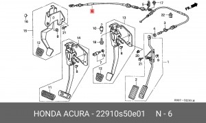 Деталь 22910S50E01 HONDA