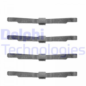 Комплектующие, колодки дискового тормоза LX0042 DELPHI