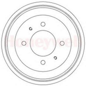 Тормозной барабан 329274B BENDIX JURID