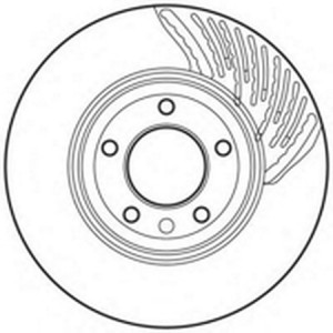 Тормозной диск 562360B BENDIX JURID