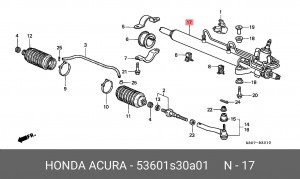Рулевой механизм 53601S30A01 HONDA