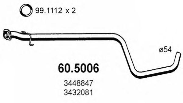 Выпускной трубопровод 605006 ASSO