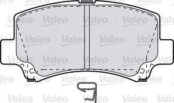 Комплект тормозных колодок, диско 598843 VALEO PHC