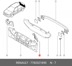 Деталь 7782021890 RENAULT