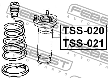Опора амортизатора подвески TSS-021 FEBEST