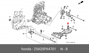 Гидрофильтр, автоматическая коробка передач 25420-PX4-701 HONDA