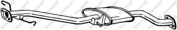 Средний глушитель выхлопных газов 171365 BOSAL