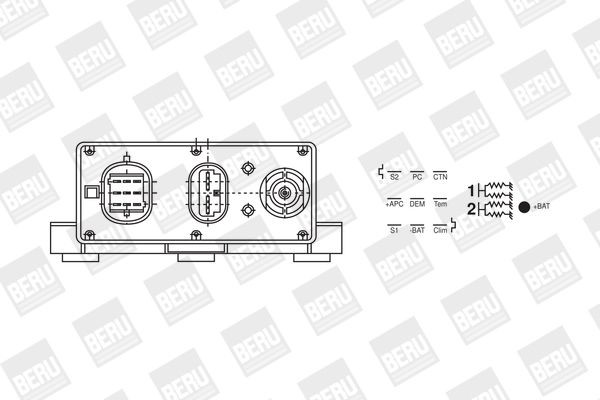 Распылитель DHT016 BERU