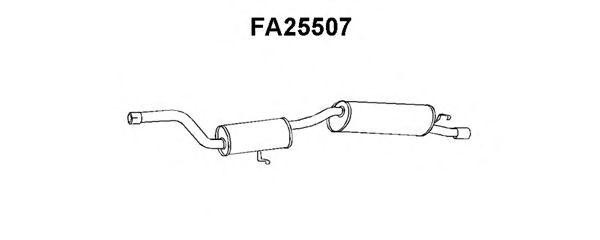 Глушитель выхлопных газов конечный FA25507 VENEPORTE