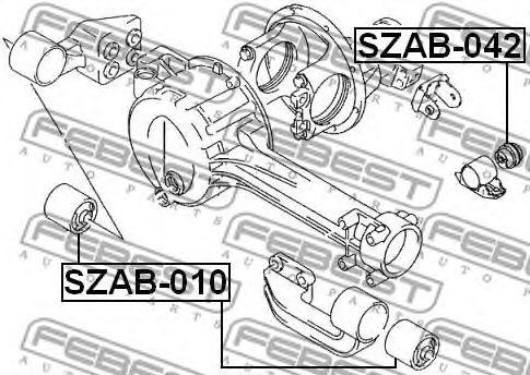 Сайлентблок SZAB-042 FEBEST