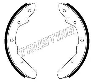 Комплект тормозных колодок 124.260 TRUSTING