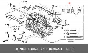 Жгут проводов 32110RN0A50 HONDA