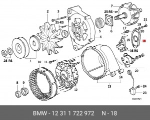 Покрышка 12 31 1 722 972 BMW