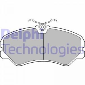 Комплект тормозных колодок, диско LP567 DELPHI