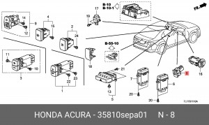 Деталь 35810SEPA01 HONDA
