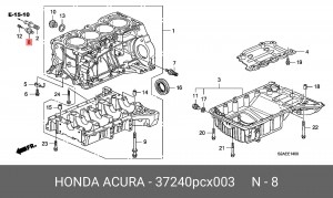 Датчик давления масла 37240PCX003 HONDA
