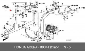 Деталь 80341STXA51 HONDA