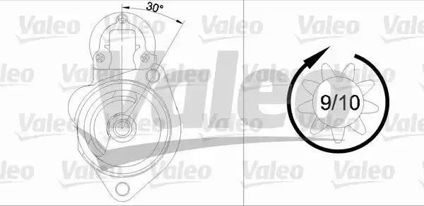 Стартер 436048 VALEO PHC