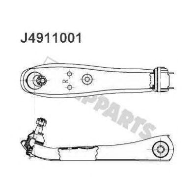Рычаг независимой подвески колеса, подвеска колеса J4911001 H B JAKOPARTS NIPPARTS