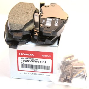 Колодки тормозные дисковые 45022-SWW-G02 HONDA