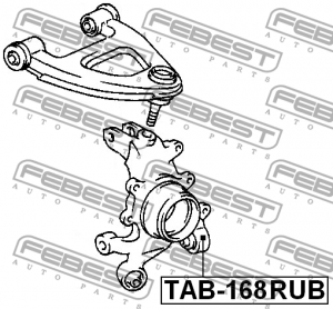 Кулак поворотный TAB-168RUB FEBEST