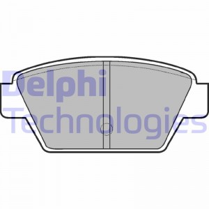 Комплект тормозных колодок, диско LP533 DELPHI
