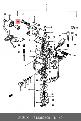 Масляный фильтр 18133-80400 SUZUKI