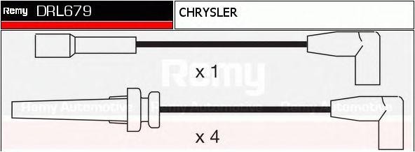 Ккомплект проводов зажигания DRL679 DELCO REMY