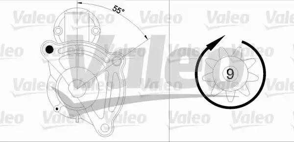 Стартер 455962 VALEO PHC
