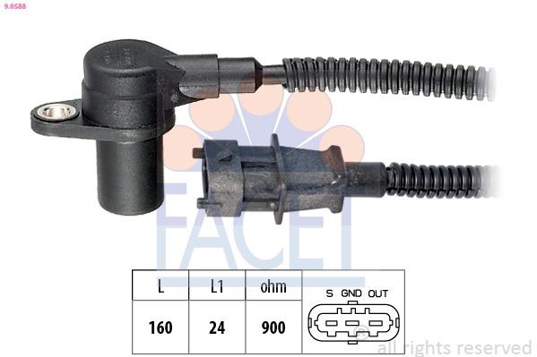 Ремкомплект, распределитель зажигания BT0491 FACET