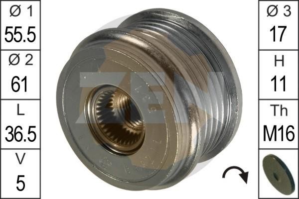 Шкив генератора ZN5376 ZEN