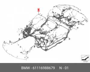 Жгут проводов 61 11 6 988 679 BMW