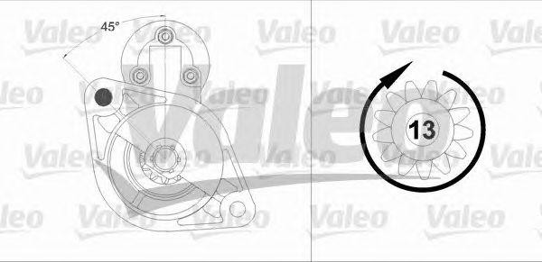 Стартер 458219 VALEO PHC