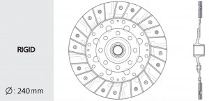 Диск сцепления SY24 VALEO PHC