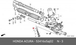 Деталь 53416S5AJ02 HONDA