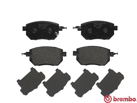 Комплект тормозных колодок, диско P56051 BREMBO