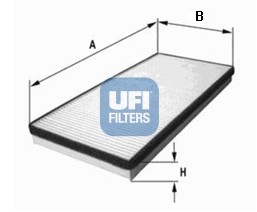 Фильтр, воздух во внутренном пространстве 53.027.00 UFI
