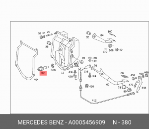 Выключатель стоп - сигнала A0005456909 MERCEDES BENZ